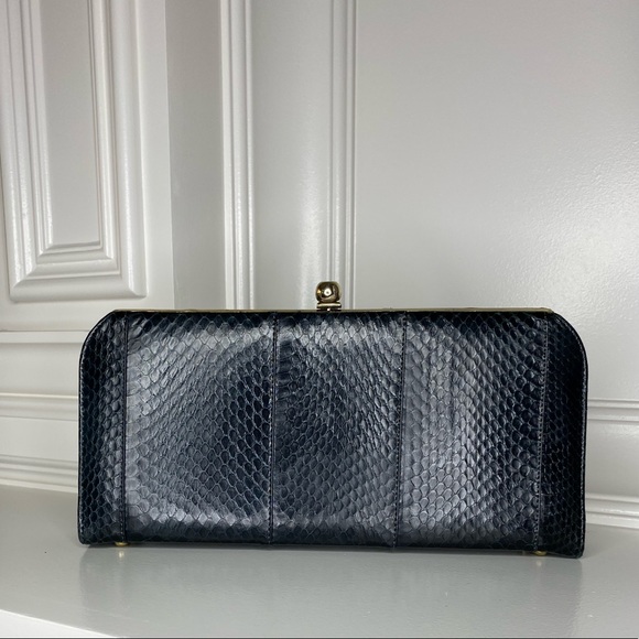 Vintage Snake Skin Versatile Clutch or Handbag - Picture 15 of 16